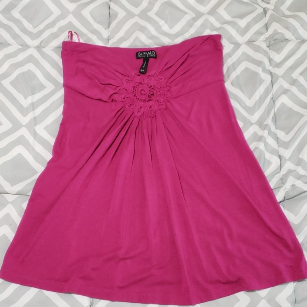 Strapless top
